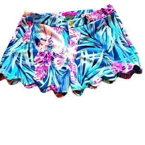 Lilly Pulitzer 4”Buttercup knit shorts. Multicolor Floral Size 0